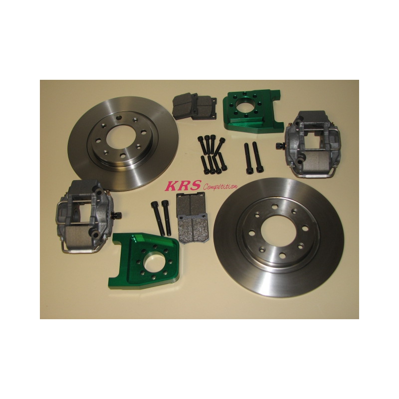 Kit of brakes rear for 106, caliper Alcon, and with disks 266 m/